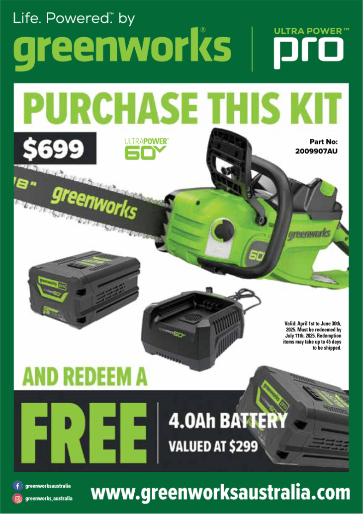Greenworks Chainsaw Kit